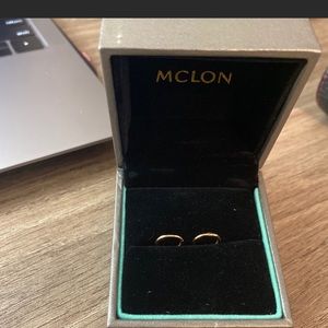 18k gold earring ear hoop